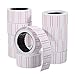 Buytra 10 Rolls Retail Product Price Tags Labels Paper Stickers with Refill Ink Roll for MX-5500 Price Gun Labeller