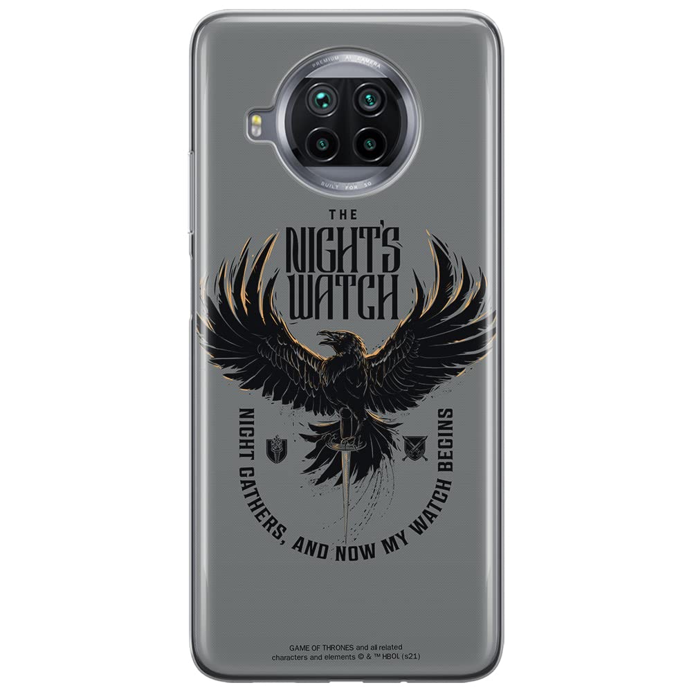 ERT GROUP mobile phone case for Xiaomi REDMI NOTE 9T original and officially Licensed Game of Thrones pattern 003 optimally adapted to the shape of the mobile phone, case made of TPU