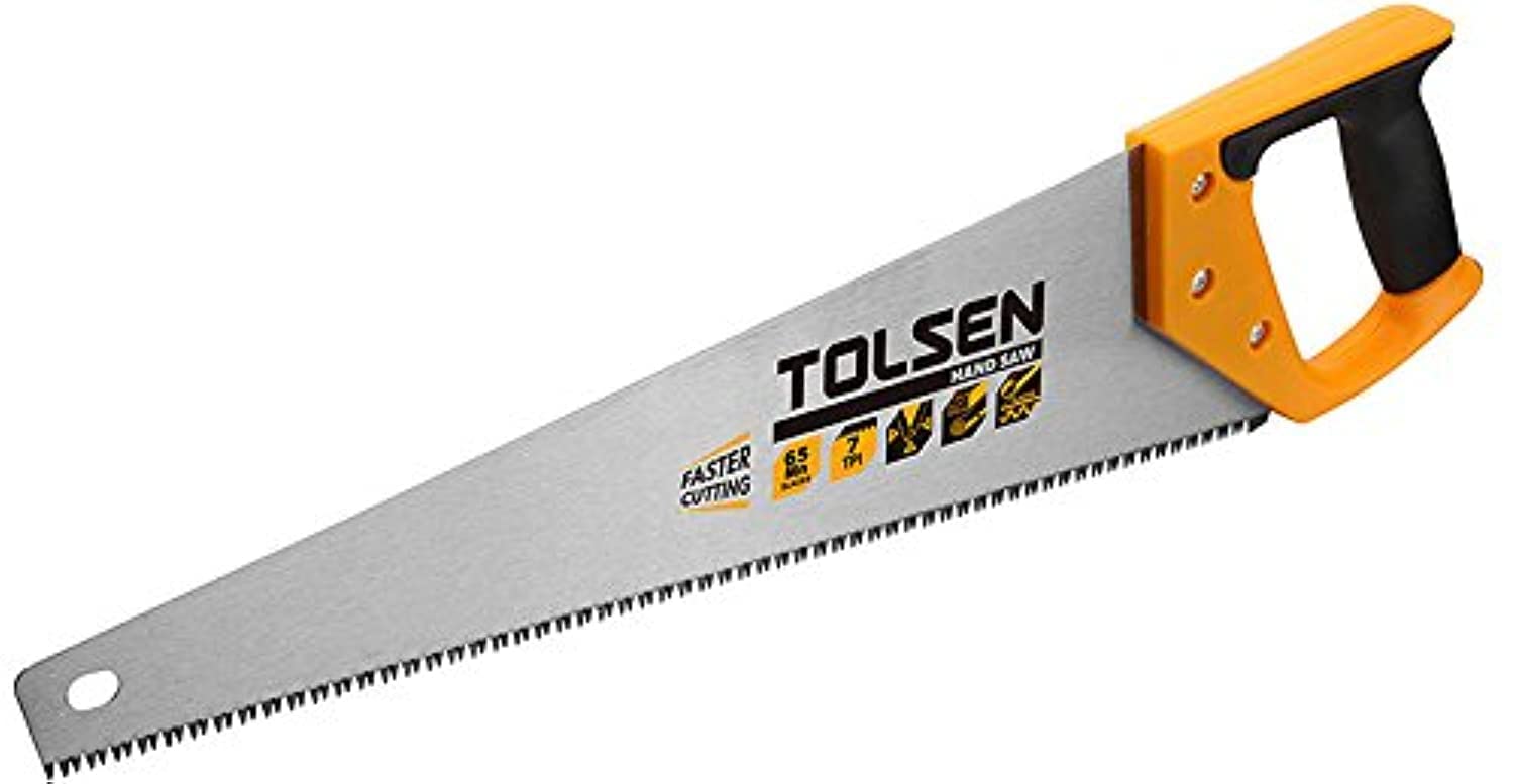 Tolsen Hand Saw 450mm Premium Steel Teeth