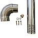 Tankless Gas Water Heater Excel Pro NATURAL GAS 6.6 GPM Whole House and for Hydronic heating Compare to Rinnai, Rheem ,Noritz, Bosch FREE FLUE KIT