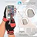 JUSTKIT Cycling Gloves -Touch Screen Full Finger Bike Gloves - Windproof Mountain Bike Gloves - Road Racing Bicycle Gloves - Gel Pad Biking Gloves for Women and Men
