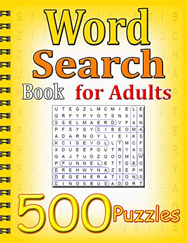 Word Search Book for Adults 500 Puzzles: 500 Puzzles
