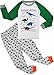 Babypajama Dinosaur Little Boys' Pajama Sleepwear 2-Piece Tee&Pants White Size 7 Years