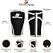 Knee Sleeves Weightlifting Women & Men - 7mm Thick Lifting Knee Sleeves Provides Knee Support for Men & Women crossfit for Squats (Black, Small)