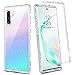 BENTOBEN Galaxy Note 10 Phone Case Clear, Transparent 3 in 1 Shockproof Heavy Duty Rugged Hybrid Hard PC Back Soft TPU Bumper Full Body Protective Cover for Samsung Note10 2019, Glitter Crystal Clear