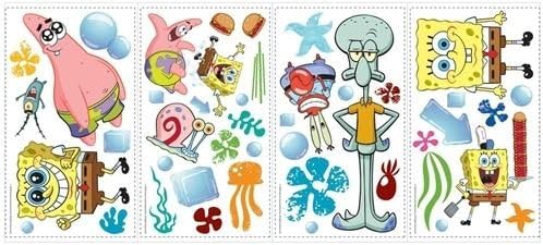 SpongeBob Squarepants 45 BIG Wall Stickers Room Decal