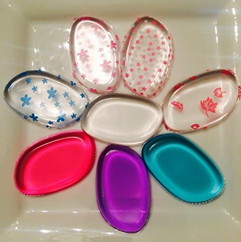 Silicone Makeup Blender (Colors &amp; Designs) (Clear)