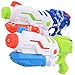 Liberty Imports Max Burst Super Water Gun High Capacity 600ml Power Soaker Blaster - Kids Toy Swimming Pool Beach Sand Water Fighting (2 Pack)