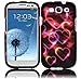 Colorful Hearts Design Hard Case Cover for SamsungGalaxy S3 i9300
