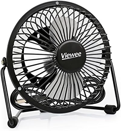 Viewee Portable USB Fan Silent Office / Home Mini Plastic Light-Weight Desktop Fan Cooler For Laptop, NetBook, Computer and MacBook
