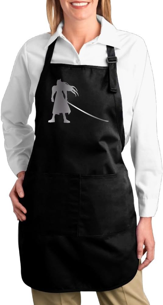 Final Fantasy Sephiroth Platinum Style Kitchen BBQ Apron