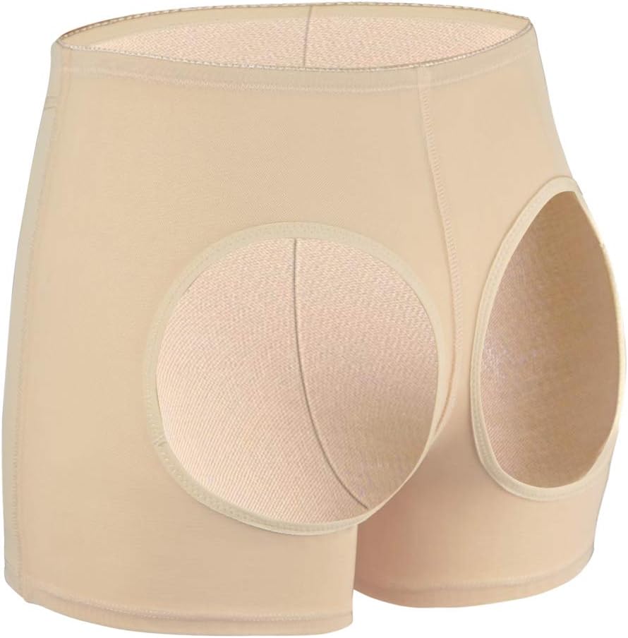 NOVECASA Butt Lifter Padded Panties Lace Hip Enhancer Shapewear for Rich Buttocks for Women