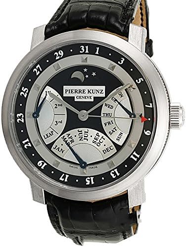 Pierre Kunz Grande Complication automatic-self-wind black mens Watch G008 QPRI (Certified Pre-owned)