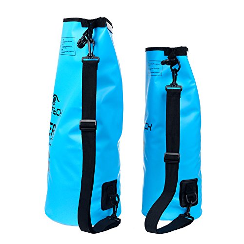 Dry Bags Waterproof Set of 2 ABTECH - 10 & 20 Liters - for Boating, Camping, Kayaking, Swimming, and Watersports