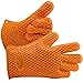 WONTECHMI BBQ Gloves, Ultra Thick and Waterproof, Heat Resistant Barbecue Grilling Cooking Gloves for Barbeque, Oven, Cooking, Frying, Baking, Smoking, Potholder, Garden, Mother's Day Gift