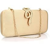 Gets Multicolor Snakeskin Purse for Women Box Evening Bag Green Snakeskin Clutch Handbag Party Wedding