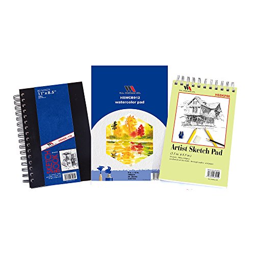 Painting & Sketch Art Supplies Kit - 93 Piece Deluxe Set with Wooden Case Includes Oil Pastels Watercolor Cakes Paint Brushes & Colored Drawing Pencils Great for Traveling & As a Gift to All Artists - Thumbnail 7