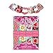 eeBoo: Valentine Paper Chain - 120 Links, No Glue Needed for Assembly, Four Different Patterned Links to Mix and Match, Paper Chain When Completed is 24 Feet Long