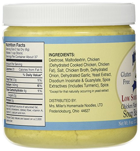 Mrs Millers Homestyle Low Sodium Chicken Soup Base 2 Jars / Gluten Free No MSG - Thumbnail 5