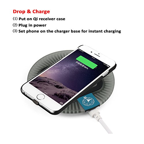 Wireless Charger Kit for iPhone 7, 2-in-1 Wireless Charging