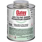 Oatey Green Transition Cement for ABS/PVC 16 oz