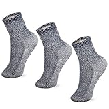 MERIWOOL Merino Wool Kids Hiking Socks for Children 3 Pairs