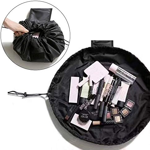 Lazy Makeup Bag 2-PCS Drawstring Cosmetic Pouch Portable Quick Pack Travel Storage Organizer Case Multifunctional Waterproof Package Perfect for Women