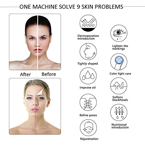 Face Lifting Machine 5 in 1 Skin Tightening Machine EMS Massager for Wrinkle Remover Anti-aging Colors Light Beauty Device