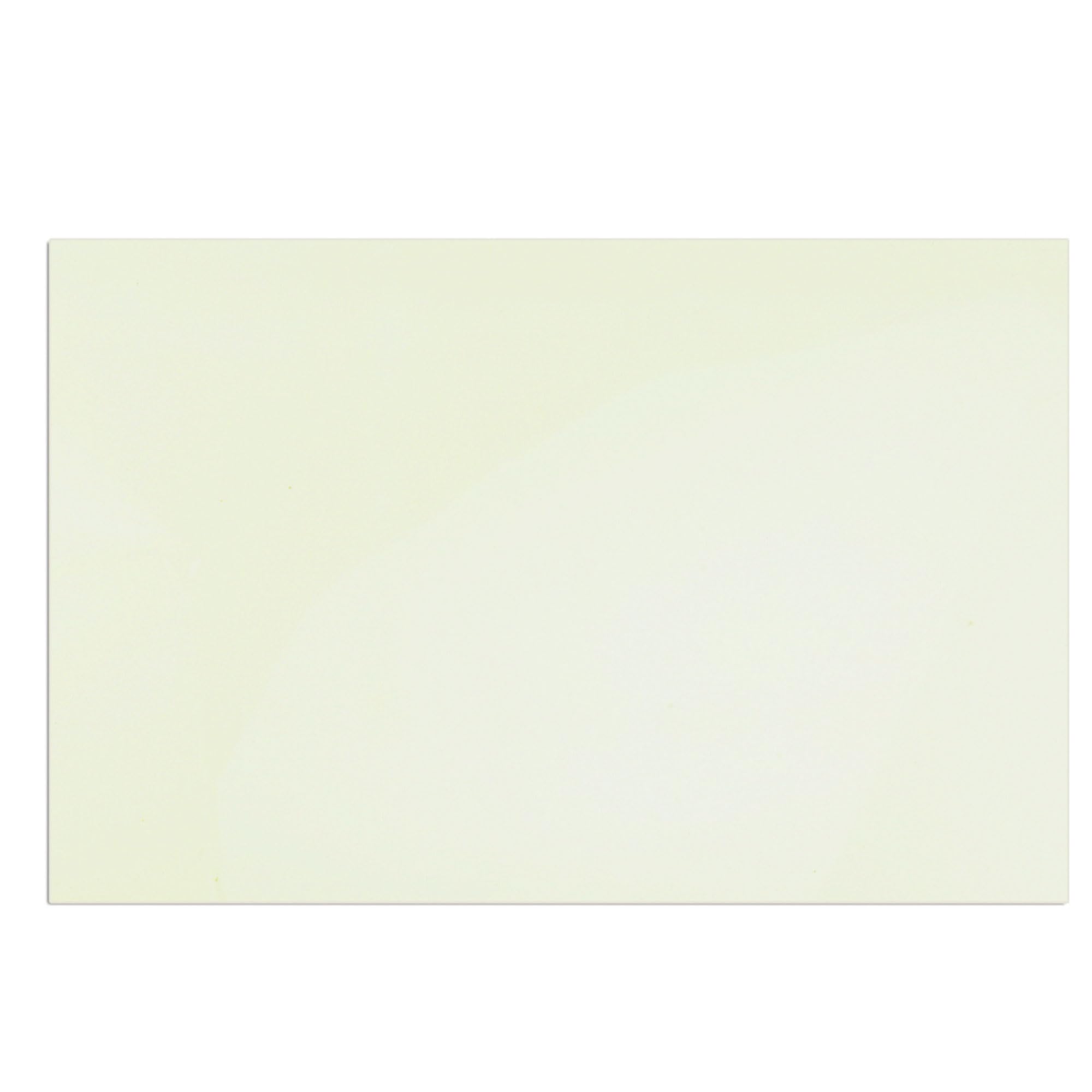 Musiclily 435x290mm Pickguard Material Blank Scratch Plate DIY Custom Sheet for Electric Guitar Bass,3Ply Ivory