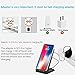 Piqiu iPhone X Wireless Phone Charger with Fan 10W Qi Fast Wireless Charging Stand for Galaxy S9+Note 8 5 S8 S8+ S7 S7 Edge S6 Plus 7.5W Charge for iPhone X 8 8Plus (Without AC Adapter)