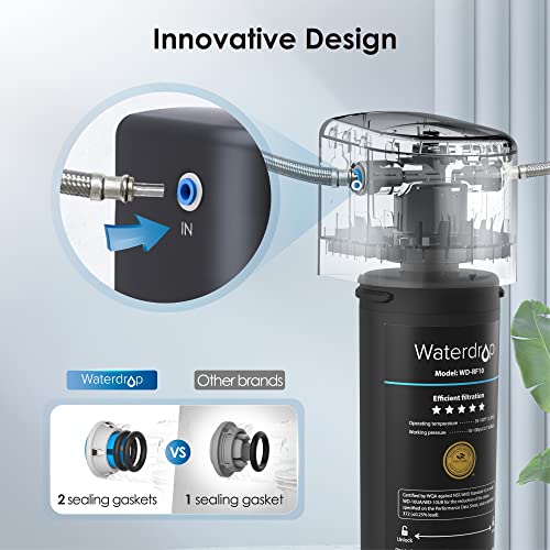 Waterdrop 10UA Under Sink Water Filter System, Reduces PFAS, PFOA/PFOS, Lead, Chlorine, Bad