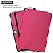 Infiland Transformer Mini T102HA Case, Slim Shell Stand Cover Case for 10.1 Inch Transformer Mini T102HA-D4-GR 2 in 1 Laptop (with Auto Wake/Sleep Function)- Magenta