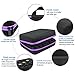 Essential Oils Carrying Case for 30 Bottles, Hard Shell 5/10/15 ML Essential Oils Bottles Travel Storage Case Organizer with EO Bottle Opener and 384 Stickers by Boulou