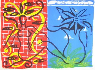 Stefan Szczesny Original Graphic Image handsig. Numm. The Eyes at Mandalay – Free Shipping, Ohne Rahmen