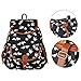 Vbiger Canvas Backpack for Women & Girls Boys Casual Book Bag Sports Daypack (Birds)