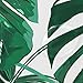 ZOEO Palm Tree Shower Curtain for Bathroom Green Tropical Hawaii Fabric Shower Curtain Set Jungle Leaves Backdrop 12 Hooks Waterproof Polyester Washable for Old Bathroom 72x72 inch