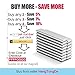 Strong Neodymium Bar Magnets, Super Powerful Fridge Magnet N52 Rare-Earth Metal Neodymium Magnet - 60 x 10 x 3 mm, Pack of 15