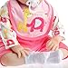 SanyDoll Reborn Baby Doll Vinyl Newborn Baby 22inch 55cm Lovely Lifelike Cute Baby Boy Toy Peach red Set Doll