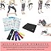 Gillsun Fitness Balance Pad with a Set of Resistance Loop Bands - Perfect for Injury Rehab, Physical Therapy, Core Training, Standing Desk, and Stability Exercises (Large 16