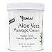 Jasmine Aloe Vera Massage Cream. Keep Your Face and Body Fresh and Soft with Anti-Aging Therapy Cream. Have Deeply Moisturized and Nutrition on Your Skin. Organic Aloe Vera Extract. [400 g / 14.1 Oz]