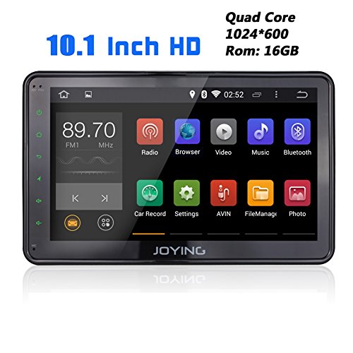 Joying 10.1 inch super screen quad core android 4.4 head unit 1 d…