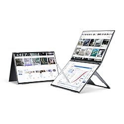EHOMEWEI Dual Stacked Monitor 16"*2 Laptop
