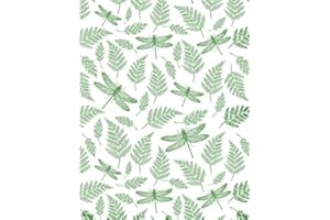 SANBAO STUDIO Ceramic Decals - Insect Dragon Fly (Green, 19 x 13 inch)