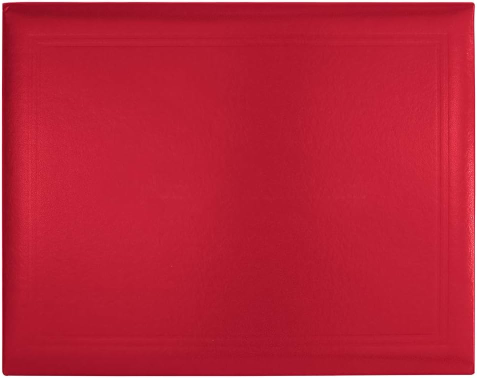 GraduatePro Diploma Cover 8.5x11 Graduation Covers Certificate Document Holder Smooth Leather Letter Size Black : Office Products