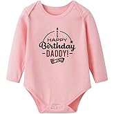 G-Amber Baby Boys Girls Romper Bodysuit Infant Funny Letter long Sleeves Jumpsuit Outfit 0-18Months