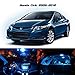 Partsam LED Interior Package Light Kits Pry Bar Replacement for Civic Coupe Sedan 2006-2012 -10 Pieces/Ice Blue