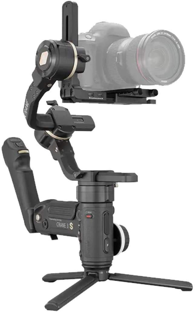 Zhiyun Crane 3S with Smartsling CR107 Handle 3 Axis Gimbal Stabiliser for A7M3 A7R3, 1DX II 6D 5D IV, G5 GH4 GH5S DSLR Camera