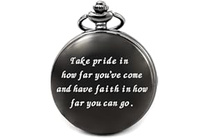 levonta College Graduation Gifts for Him 2024, Graduation Party Supplies Decorations, Engraved Pocket Watch for Graduates