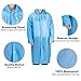 Opret 2 Pack Portable EVA Raincoats for Adults, Reusable Rain Ponchos with Hoods and Sleeves Lightweight Raincoats, Perfect for Outdoor Activities, Blue&Purple