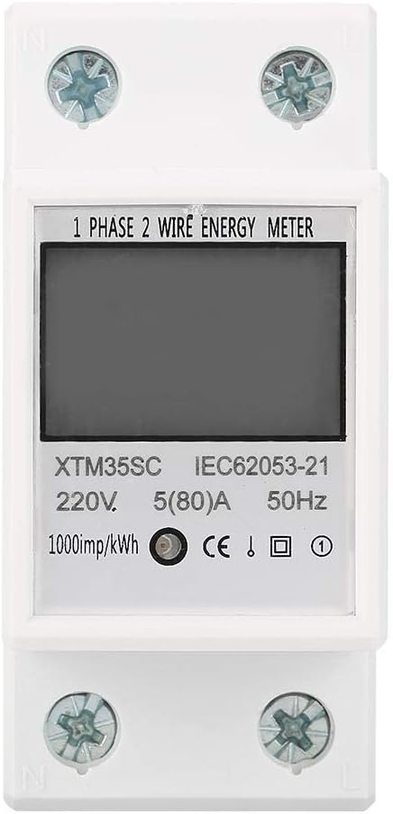 220V Digital 10(40)A DIN-Rail Electric Meter Din R... - Grandado - View #10